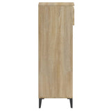 NNEVL Shoe Rack Sonoma Oak 40x36x105 cm Engineered Wood