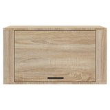 NNEVL Wall-mounted Shoe Cabinet Sonoma Oak 70x35x38 cm Engineered Wood