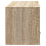 NNEVL Wall-mounted Shoe Cabinet Sonoma Oak 70x35x38 cm Engineered Wood