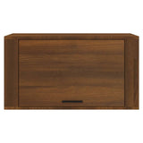 NNEVL Wall-mounted Shoe Cabinet Brown Oak 70x35x38 cm Solid Wood Pine