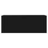 NNEVL Wall Shoe Cabinet Black 100x35x38 cm Engineered Wood