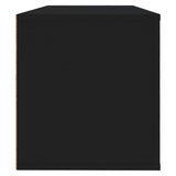 NNEVL Wall Shoe Cabinet Black 100x35x38 cm Engineered Wood