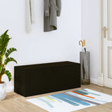 NNEVL Wall Shoe Cabinet Black 100x35x38 cm Engineered Wood