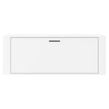 NNEVL Wall Shoe Cabinet High Gloss White 100x35x38 cm Engineered Wood