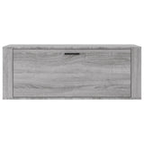 NNEVL Wall Shoe Cabinet Grey Sonoma 100x35x38 cm Engineered Wood