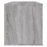 NNEVL Wall Shoe Cabinet Grey Sonoma 100x35x38 cm Engineered Wood