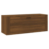 NNEVL Wall Shoe Cabinet Brown Oak 100x35x38 cm Engineered Wood