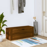 NNEVL Wall Shoe Cabinet Brown Oak 100x35x38 cm Engineered Wood