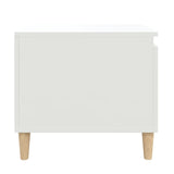 NNEVL Coffee Table White 100x50x45 cm Engineered Wood