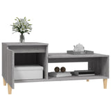 NNEVL Coffee Table Grey Sonoma 100x50x45 cm Engineered Wood