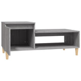 NNEVL Coffee Table Grey Sonoma 100x50x45 cm Engineered Wood
