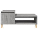NNEVL Coffee Table Grey Sonoma 100x50x45 cm Engineered Wood