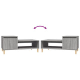 NNEVL Coffee Table Grey Sonoma 100x50x45 cm Engineered Wood