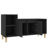 NNEVL TV Cabinet Black 100x35x55 cm Engineered Wood