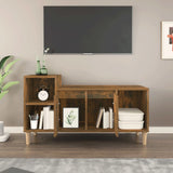 NNEVL TV Cabinet Smoked Oak 100x35x55 cm Engineered Wood