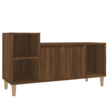 NNEVL TV Cabinet Brown Oak 100x35x55 cm Engineered Wood