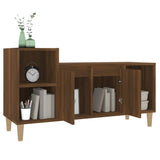 NNEVL TV Cabinet Brown Oak 100x35x55 cm Engineered Wood