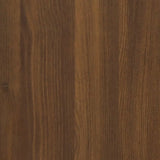 NNEVL TV Cabinet Brown Oak 100x35x55 cm Engineered Wood