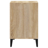 NNEVL TV Cabinet Sonoma Oak 100x35x55 cm Engineered Wood