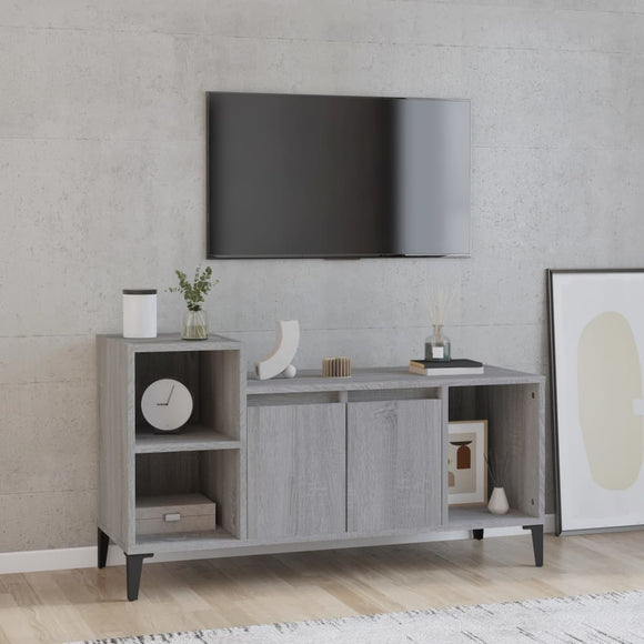 NNEVL TV Cabinet Grey Sonoma 100x35x55 cm Engineered Wood