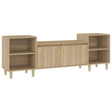 NNEVL TV Cabinet Sonoma Oak 160x35x55 cm Engineered Wood
