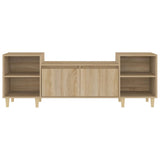 NNEVL TV Cabinet Sonoma Oak 160x35x55 cm Engineered Wood