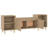 NNEVL TV Cabinet Sonoma Oak 160x35x55 cm Engineered Wood