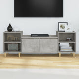 NNEVL TV Cabinet Concrete Grey 160x35x55 cm Engineered Wood
