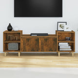 NNEVL TV Cabinet Smoked Oak 160x35x55 cm Engineered Wood