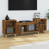 NNEVL TV Cabinet Smoked Oak 160x35x55 cm Engineered Wood