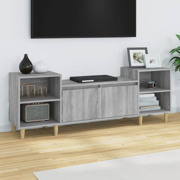 NNEVL TV Cabinet Grey Sonoma 160x35x55 cm Engineered Wood