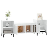 NNEVL TV Cabinet White 160x35x55 cm Engineered Wood