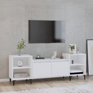 NNEVL TV Cabinet White 160x35x55 cm Engineered Wood