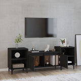 NNEVL TV Cabinet Black 160x35x55 cm Engineered Wood