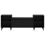 NNEVL TV Cabinet Black 160x35x55 cm Engineered Wood
