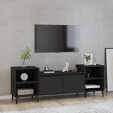 NNEVL TV Cabinet Black 160x35x55 cm Engineered Wood