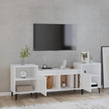 NNEVL TV Cabinet High Gloss White 160x35x55 cm Engineered Wood
