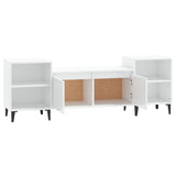 NNEVL TV Cabinet High Gloss White 160x35x55 cm Engineered Wood