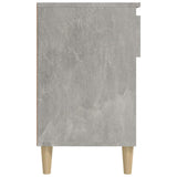 NNEVL Shoe Cabinet Concrete Grey 102x36x60 cm Engineered Wood