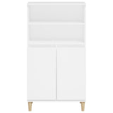 NNEVL Highboard White 60x36x110 cm Engineered Wood