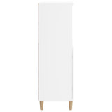NNEVL Highboard White 60x36x110 cm Engineered Wood