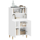 NNEVL Highboard White 60x36x110 cm Engineered Wood