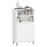 NNEVL Highboard White 60x36x110 cm Engineered Wood