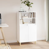 NNEVL Highboard White 60x36x110 cm Engineered Wood