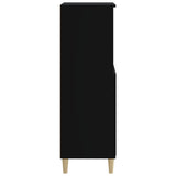 NNEVL Highboard Black 60x36x110 cm Engineered Wood