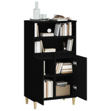 NNEVL Highboard Black 60x36x110 cm Engineered Wood