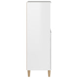 NNEVL Highboard High Gloss White 60x36x110 cm Engineered Wood