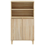 NNEVL Highboard Sonoma Oak 60x36x110 cm Engineered Wood