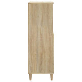 NNEVL Highboard Sonoma Oak 60x36x110 cm Engineered Wood