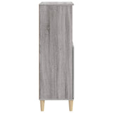 NNEVL Highboard Grey Sonoma 60x36x110 cm Engineered Wood